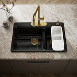 Riverby® 33" top-mount double-bowl workstation kitchen sink