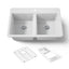 Riverby® 33" top-mount double-bowl workstation kitchen sink