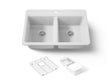 Riverby® 33" top-mount double-bowl workstation kitchen sink