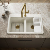 Riverby® 33" top-mount double-bowl workstation kitchen sink