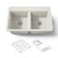 Riverby® 33" top-mount double-bowl workstation kitchen sink