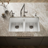 Riverby® 33" undermount double-bowl kitchen sink
