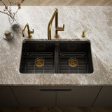 Riverby® 33" undermount double-bowl kitchen sink