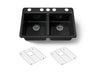 Riverby® 33" undermount double-bowl kitchen sink