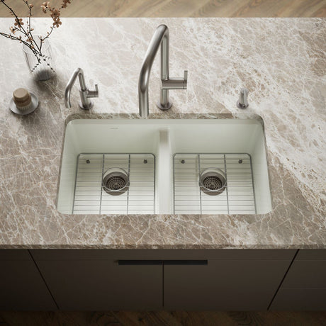 Riverby® 33" undermount double-bowl kitchen sink