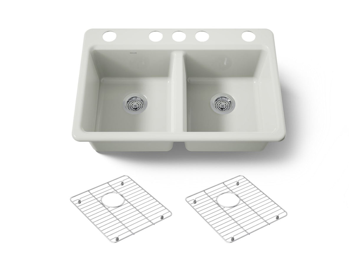 Riverby® 33" undermount double-bowl kitchen sink