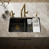 Riverby® 33" undermount double-bowl workstation kitchen sink