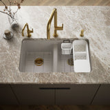 Riverby® 33" undermount double-bowl workstation kitchen sink