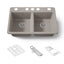 Riverby® 33" undermount double-bowl workstation kitchen sink