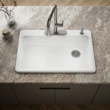 Riverby® 33" top-mount single-bowl kitchen sink