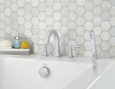 Townsend® Bathtub Faucet With Lever Handles and Personal Shower for Flash® Rough-In Valve