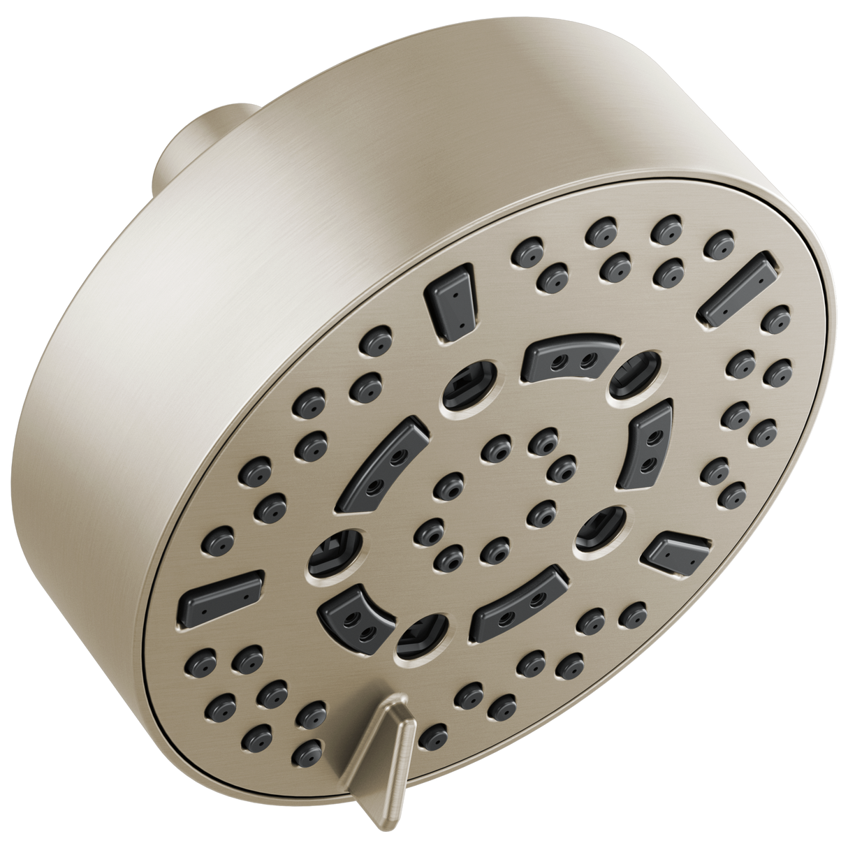 Essential Shower Series 5” Linear Round H2Okinetic Multi-Function Wall Mount Shower Head - 2.5 GPM