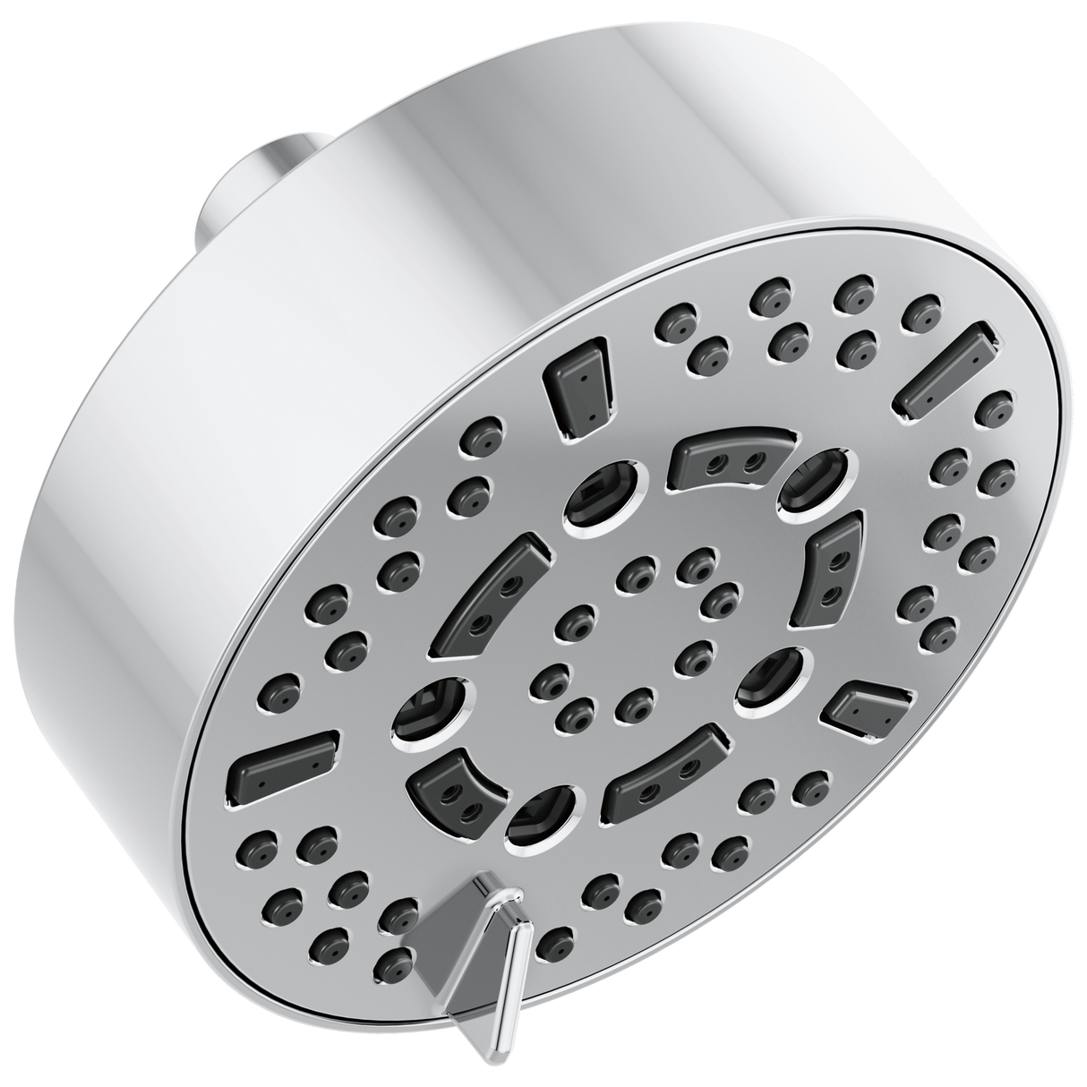 Essential Shower Series 5” Linear Round H2Okinetic Multi-Function Wall Mount Shower Head - 1.75 GPM
