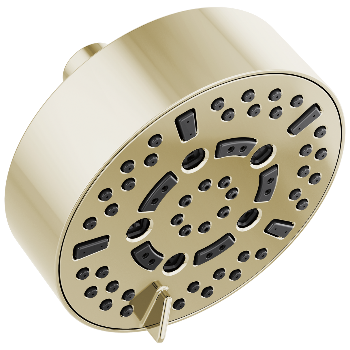 Essential Shower Series 5” Linear Round H2Okinetic Multi-Function Wall Mount Shower Head - 2.5 GPM