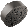 Essential Shower Series 5” Linear Round H2Okinetic Multi-Function Wall Mount Shower Head - 1.75 GPM