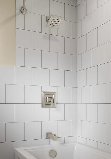 Town Square S 2.5 gpm/9.5 L/min Tub and Shower Trim Kit With Single Function Showerhead, Double Ceramic Pressure Balance Cartridge With Lever Handle