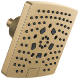 Essential Shower Series 7" Linear Square H2Okinetic Multi-Function Wall Mount Shower Head - 2.5 GPM