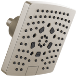 Essential Shower Series 7" Linear Square H2Okinetic Multi-Function Wall Mount Shower Head - 2.5 GPM