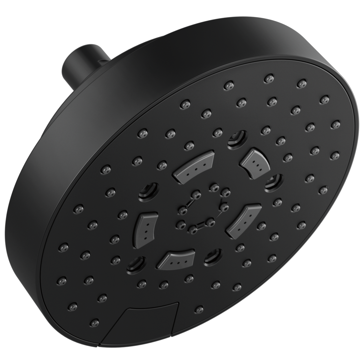 Essential Shower Series 7” Linear Round H2Okinetic Multi-Function Wall Mount Shower Head - 1.5 GPM