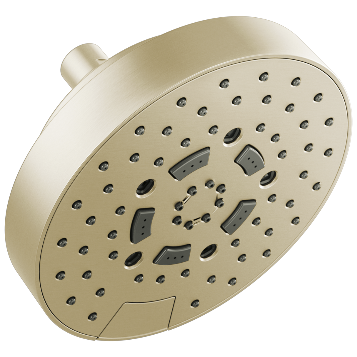 Essential Shower Series 7” Linear Round H2Okinetic Multi-Function Wall Mount Shower Head - 1.5 GPM