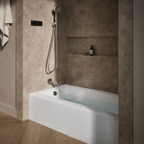 Bellwether® 60" x 32" alcove bath, left drain