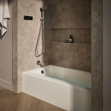 Bellwether® 60" x 32" alcove bath, left drain