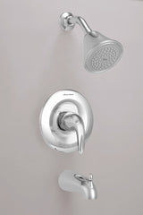 Reliant 3® 2.5 gpm/9.5 L/min Tub and Shower Trim Kit With Showerhead, Double Ceramic Pressure Balance Cartridge With Lever Handle
