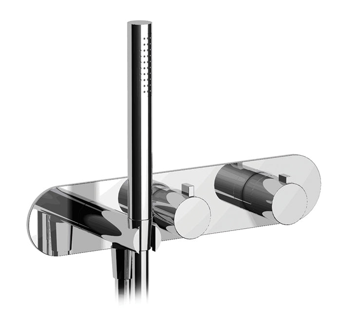3/4" thermostatic 2-way shower valve with hand shower - TRIM ONLY