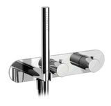 3/4" thermostatic 2-way shower valve with hand shower - TRIM ONLY