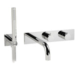 3/4" thermostatic wall mount tub fller with hand shower - TRIM ONLY