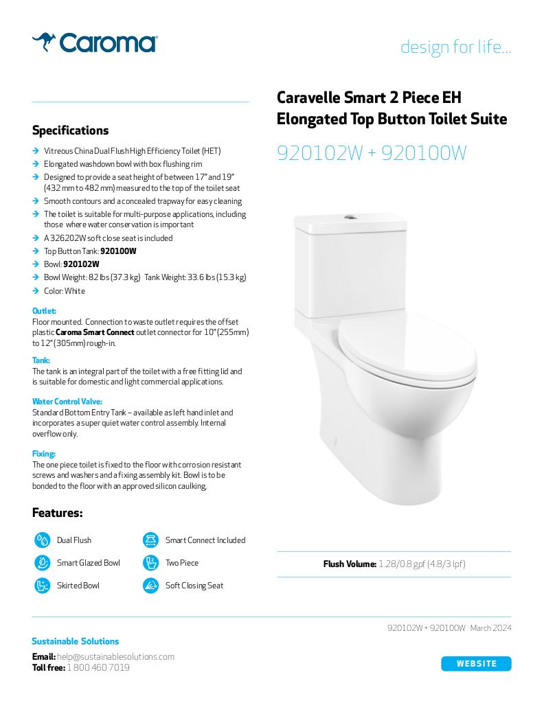 Caravelle Smart 2-Piece (button)