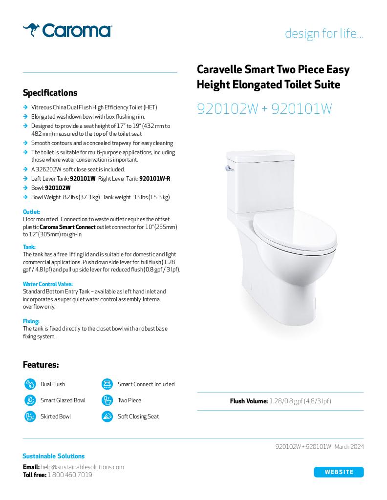 Caravelle Smart 2-Piece (Lever)