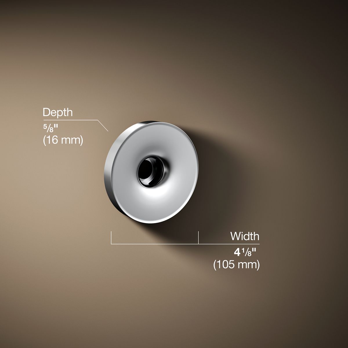 Wall- or -ceiling-mount bath filler