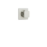 Square trim set for independent diverter, 3-way, 1 function at a time