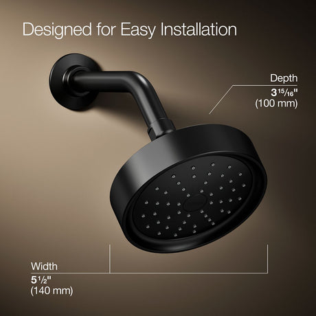 Purist® Single-function showerhead, 1.75 gpm