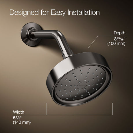 Purist® Single-function showerhead, 1.75 gpm