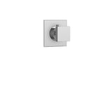 Square trim set for independent diverter, 2-way, shared functions