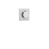 Square/round trim set for independent diverter, 3-way, shared functions