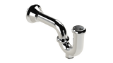 Cast P-Trap with 12" Wall Bend and Cleanout (95)