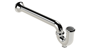 Cast P-Trap with 15" Wall Bend and Cleanout (96-15)