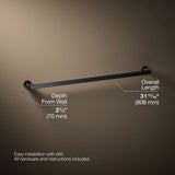Avid® 30" towel bar