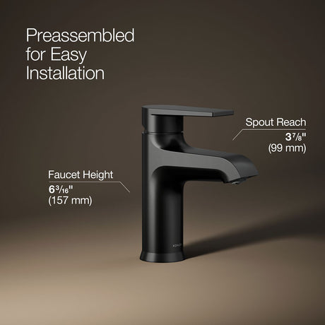 Hint® Single-handle bathroom sink faucet, 1.2 gpm