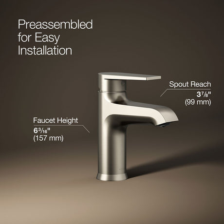 Hint® Single-handle bathroom sink faucet, 1.2 gpm