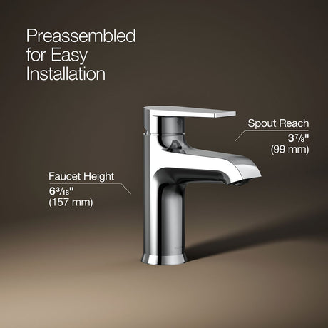 Hint® Single-handle bathroom sink faucet, 1.2 gpm