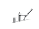 Hint® Deck-mount bath faucet with handshower
