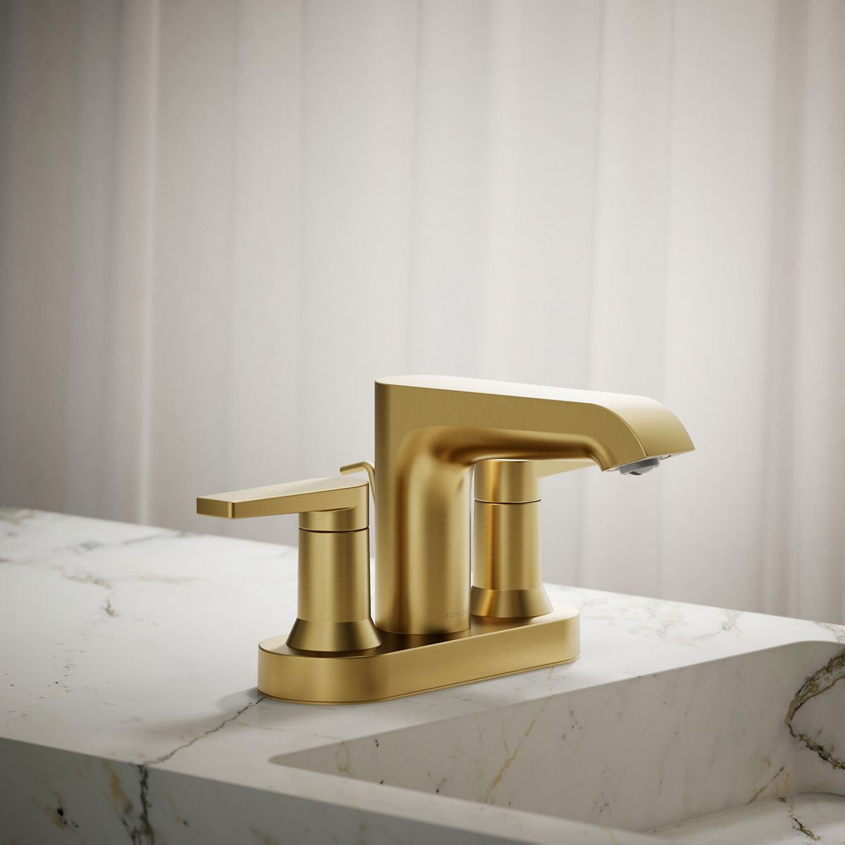 Hint® Centerset bathroom sink faucet, 1.2 gpm