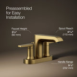 Hint® Centerset bathroom sink faucet, 1.2 gpm