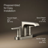 Hint® Centerset bathroom sink faucet, 1.2 gpm