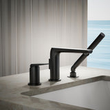 Avid® Deck-mount bath faucet with handshower