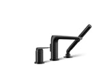 Avid® Deck-mount bath faucet with handshower